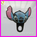 Lovely cartoon pull head of drag chain/eco-friendly silicone zipper puller/soft rubber zipper header